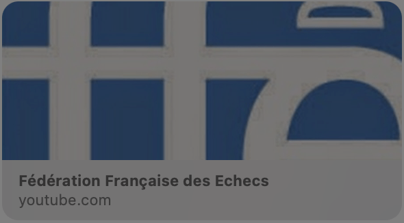 Top 20 des chaînes YouTube sur les échecs en français 1 federation francaise des echecs