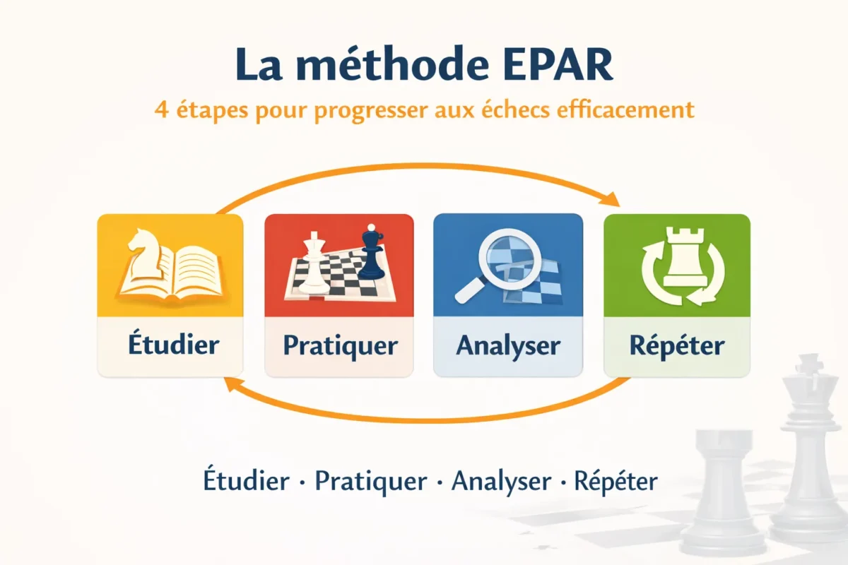 La méthode EPAR pour progresser aux échecs efficacement