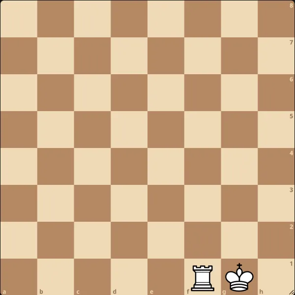 Diagramme montrant le roque aux échecs avec position après