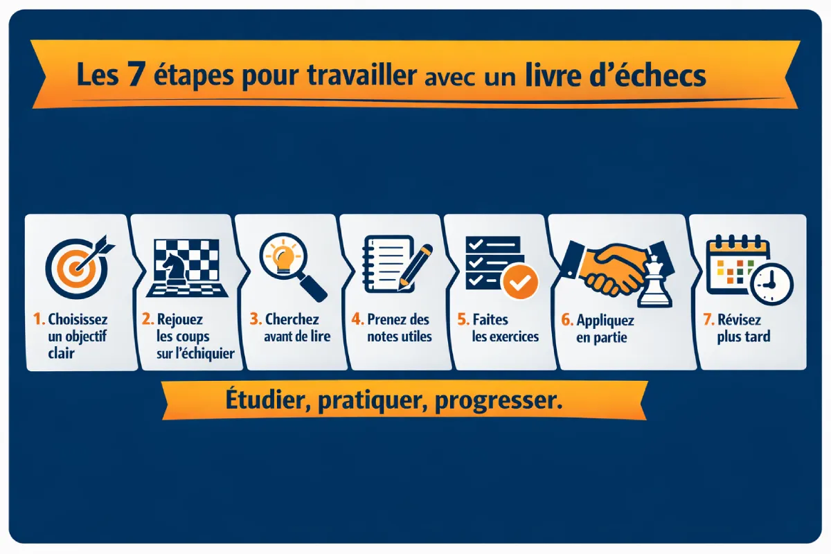 7 étapes pour travailler avec un livre d'écehcs