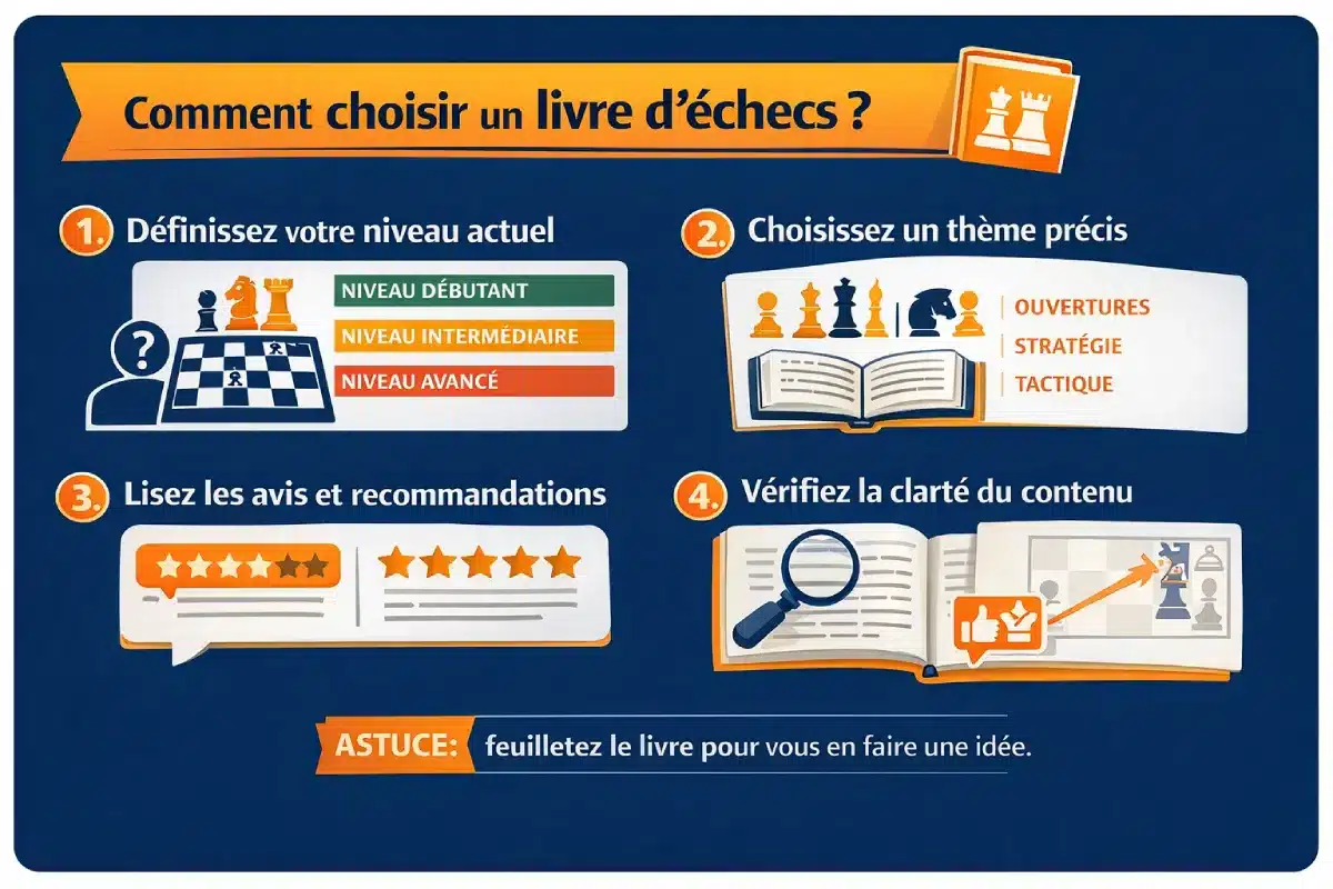 Choisir un livre d'échecs