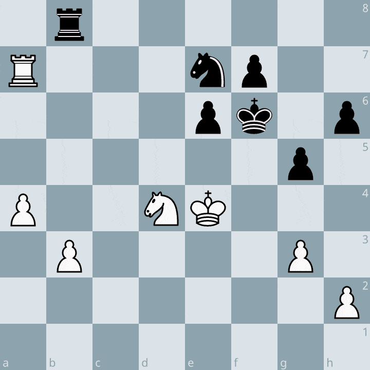 L'attraction aux échecs : définition, mécanisme et méthode complète 9 Démonstration de l'attraction et la fourchette.