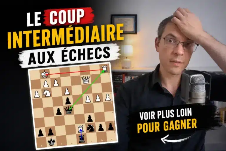 Le coup intermédiaire aux échecs : pourquoi reprendre tout de suite vous coûte du matériel