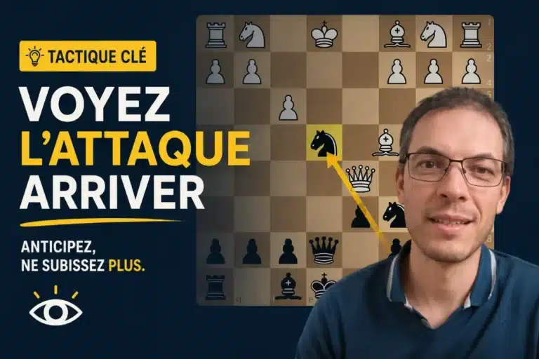 L&rsquo;attaque à la découverte aux échecs : la voir arriver avant de la subir